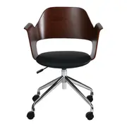 CADEIRA HOME OFFICE SEAGULL - NOZES/PRETO - Foto 2