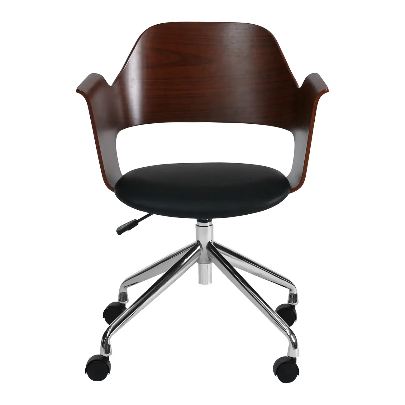 CADEIRA HOME OFFICE SEAGULL - NOZES/PRETO - Foto 2