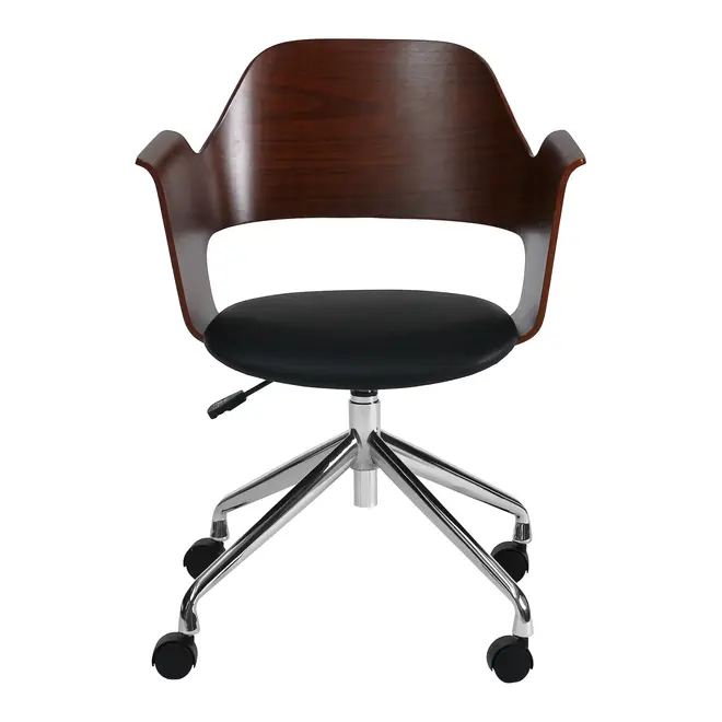 CADEIRA HOME OFFICE SEAGULL - NOZES/PRETO - Foto 2