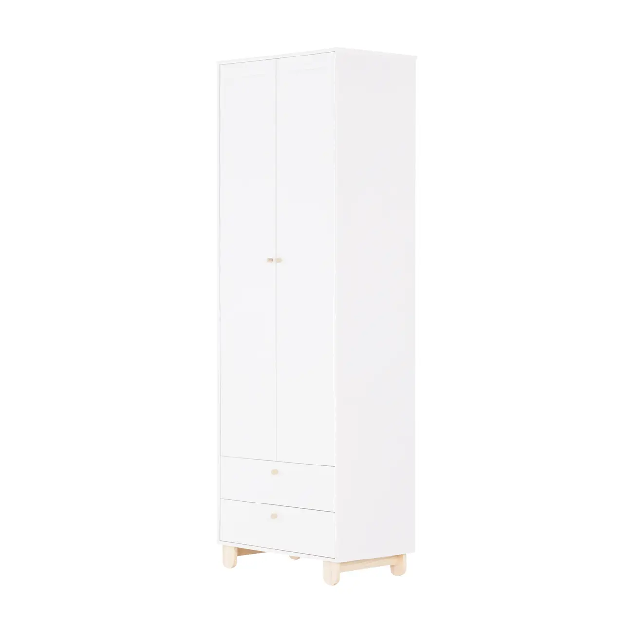 GUARDA-ROUPA INFANTIL 2 PORTAS/2 GAVETAS SWEET - BRANCO/PINUS NATURAL - Foto 27