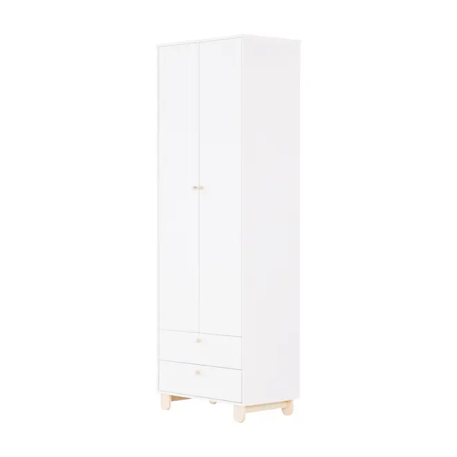 GUARDA-ROUPA INFANTIL 2 PORTAS/2 GAVETAS SWEET - BRANCO/PINUS NATURAL - Foto 27