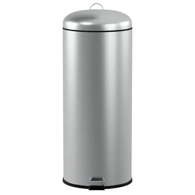 LIXEIRA COM PEDAL 30 L BRIXTON - INOX - Foto 1