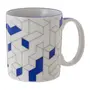 CANECA 300 ML MAZE - BRANCO/AZUL COBALTO - Foto 2