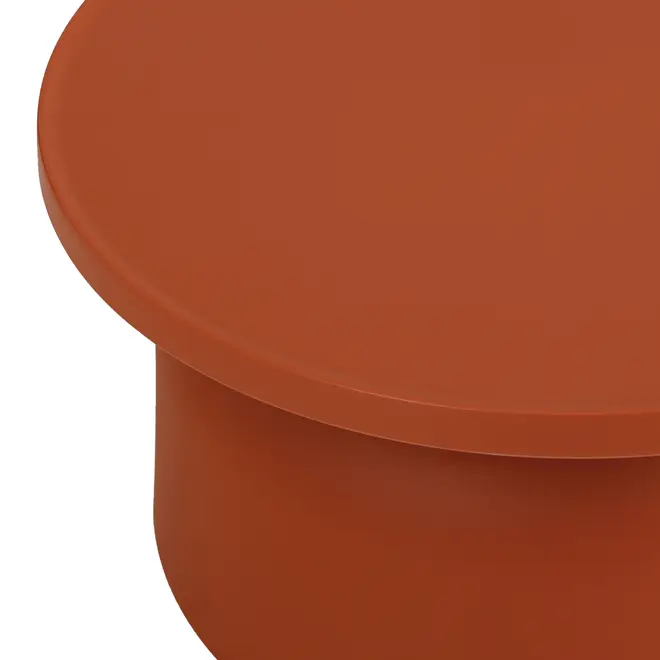 MESA DE CENTRO REDONDA 67 CM ALTIPLANO - TERRACOTA - Foto 3