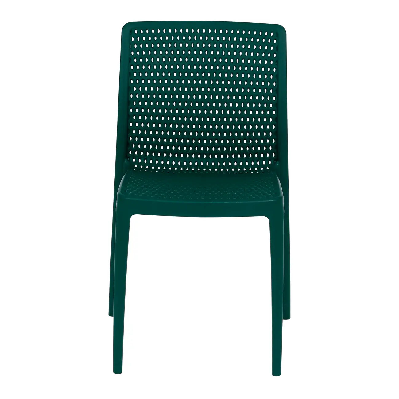 CADEIRA PARA ÁREA EXTERNA EMPILHÁVEL DOTS - MALAQUITA - Foto 2