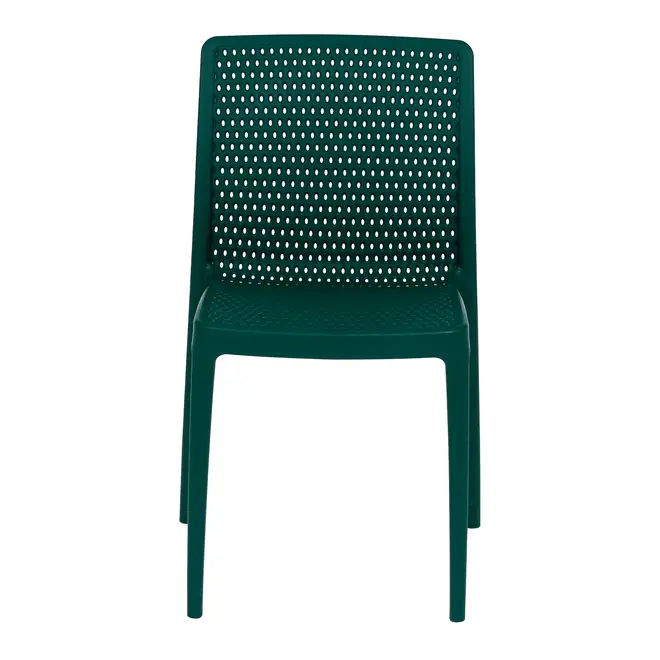 CADEIRA PARA ÁREA EXTERNA EMPILHÁVEL DOTS - MALAQUITA - Foto 2