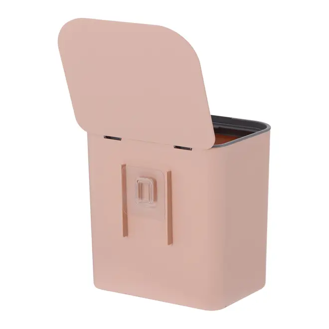 LIXEIRA PIA/PAREDE 5 L UTILE - QUARTZO ROSA/KONKRET - Foto 6