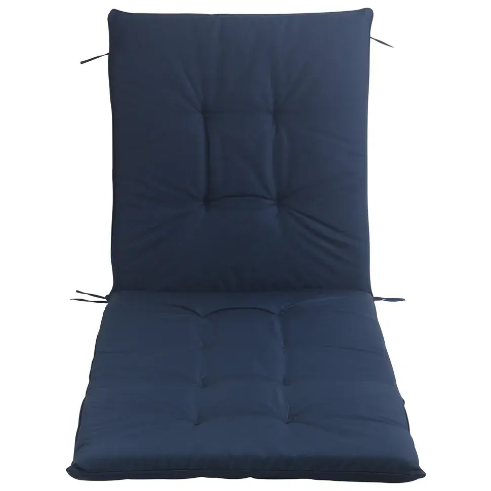 ALMOFADA PARA CHAISE LONGUE LEME/CARAÍVA - AZUL ESCURO - Foto 2