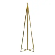 ADORNO DE MESA ÁRVORE 30 CM FINE FESTIVITY - INCOLOR/OURO - Foto 1