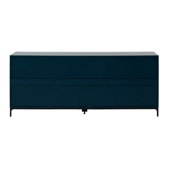 BUFFET 2 PORTAS/3 GAVETAS 1,80 M X 45 CM NASH - VERDE ESCARAVELHO/PRETO - Foto 8