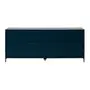 BUFFET 2 PORTAS/3 GAVETAS 1,80 M X 45 CM NASH - VERDE ESCARAVELHO/PRETO - Foto 8