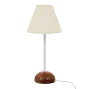 LUMINÁRIA DE MESA PILAR C/CUP M - CARVALHO - Foto 2