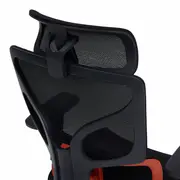 CADEIRA DE ESCRITÓRIO ALTA GUAXE - PRETO/LARANJA LED - Foto 8
