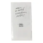 GUARDANAPO PACOTE COM 20 PEÇAS 39 CM X 39 CM MANUSCRITO - BRANCO/PRETO - Foto 5