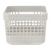 CESTO 10 CM X 20 CM X 14 CM GRID - OFF WHITE - Foto 3