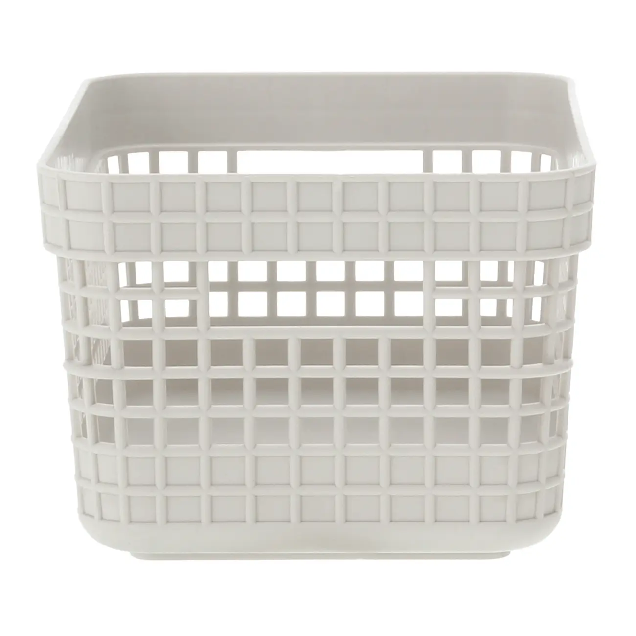 CESTO 10 CM X 20 CM X 14 CM GRID - OFF WHITE - Foto 3