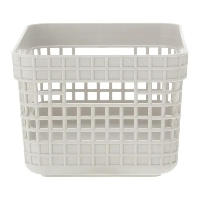CESTO 10 CM X 20 CM X 14 CM GRID - OFF WHITE - Foto 3