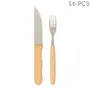 FAQUEIRO PARA CHURRASCO 12 PÇS PARA 6 PESSOAS GRILL - INOX/SERINGUEIRA - Foto 1