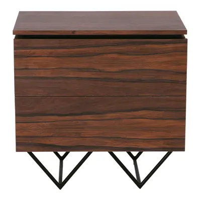 MESA DE CABECEIRA 2 GAVETAS HEPTA