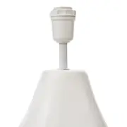 BASE DE LUMINÁRIA DE MESA PLISSÊ - BRANCO - Foto 2