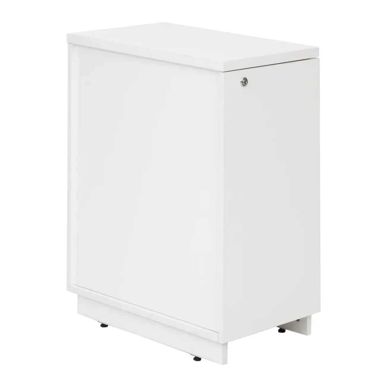 ARMÁRIO PARA ESCRITÓRIO BAIXO 1 PORTA DESLIZANTE ALETA - BRANCO - Foto 1