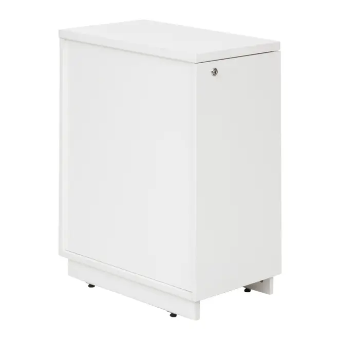 ARMÁRIO PARA ESCRITÓRIO BAIXO 1 PORTA DESLIZANTE ALETA - BRANCO - Foto 1