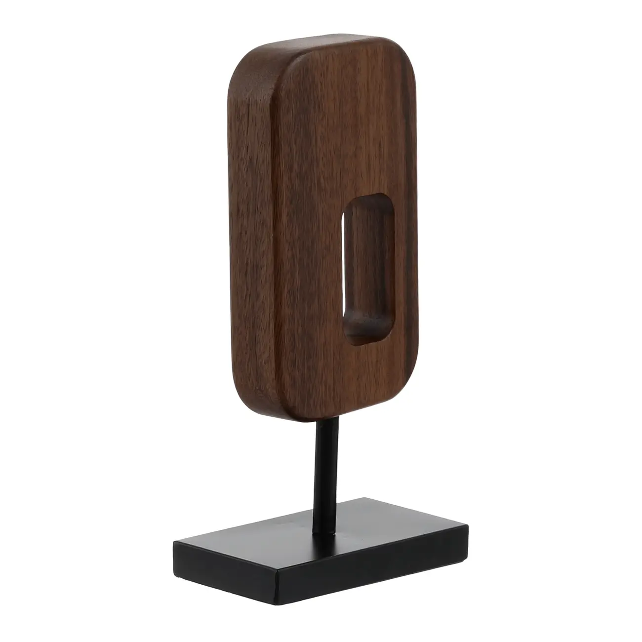 ADORNO MESA 30 CM IPANEMA - NOZES/PRETO - Foto 4