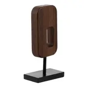 ADORNO MESA 30 CM IPANEMA - NOZES/PRETO - Foto 4