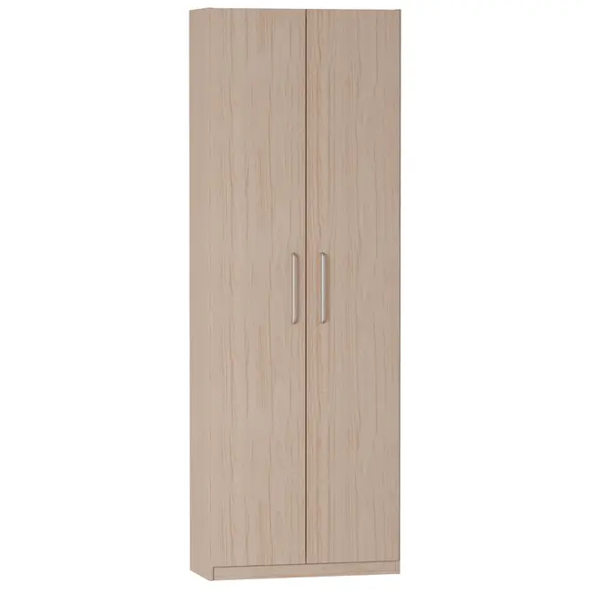 GUARDA-ROUPA DE SOLTEIRO 2 PORTAS/3 PRATELEIRAS LIVE - NATURAL WASHED - Foto 8