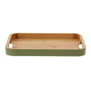 BANDEJA 30 CM X 23 CM BAMBUMIX - SÁLVIA/BAMBU - Foto 1