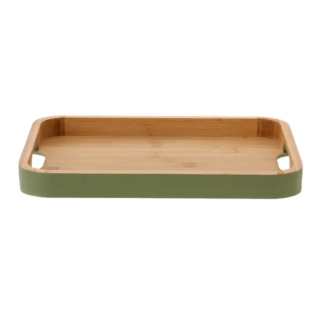 BANDEJA 30 CM X 23 CM BAMBUMIX - SÁLVIA/BAMBU - Foto 1