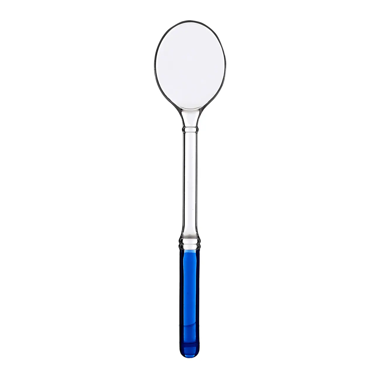 JOGO DE COLHERES PARA SALADA 30 CM COM 2 PEÇAS FRESC - INCOLOR/AZUL - Foto 3
