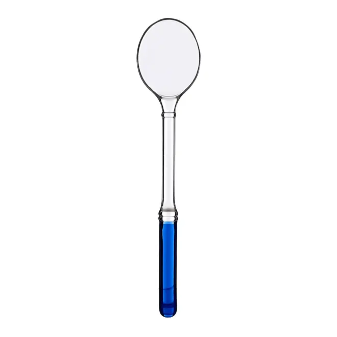 JOGO DE COLHERES PARA SALADA 30 CM COM 2 PEÇAS FRESC - INCOLOR/AZUL - Foto 3