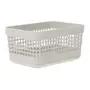 CESTO 10 CM X 20 CM X 14 CM GRID - OFF WHITE - Foto 1