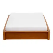 CAMA CASAL COM 2 GAVETAS 1,38 M MANDU - AMÊNDOA - Foto 3