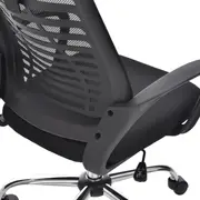 CADEIRA DE ESCRITÓRIO ALTA WEBZ I - CROMADO/PRETO - Foto 7