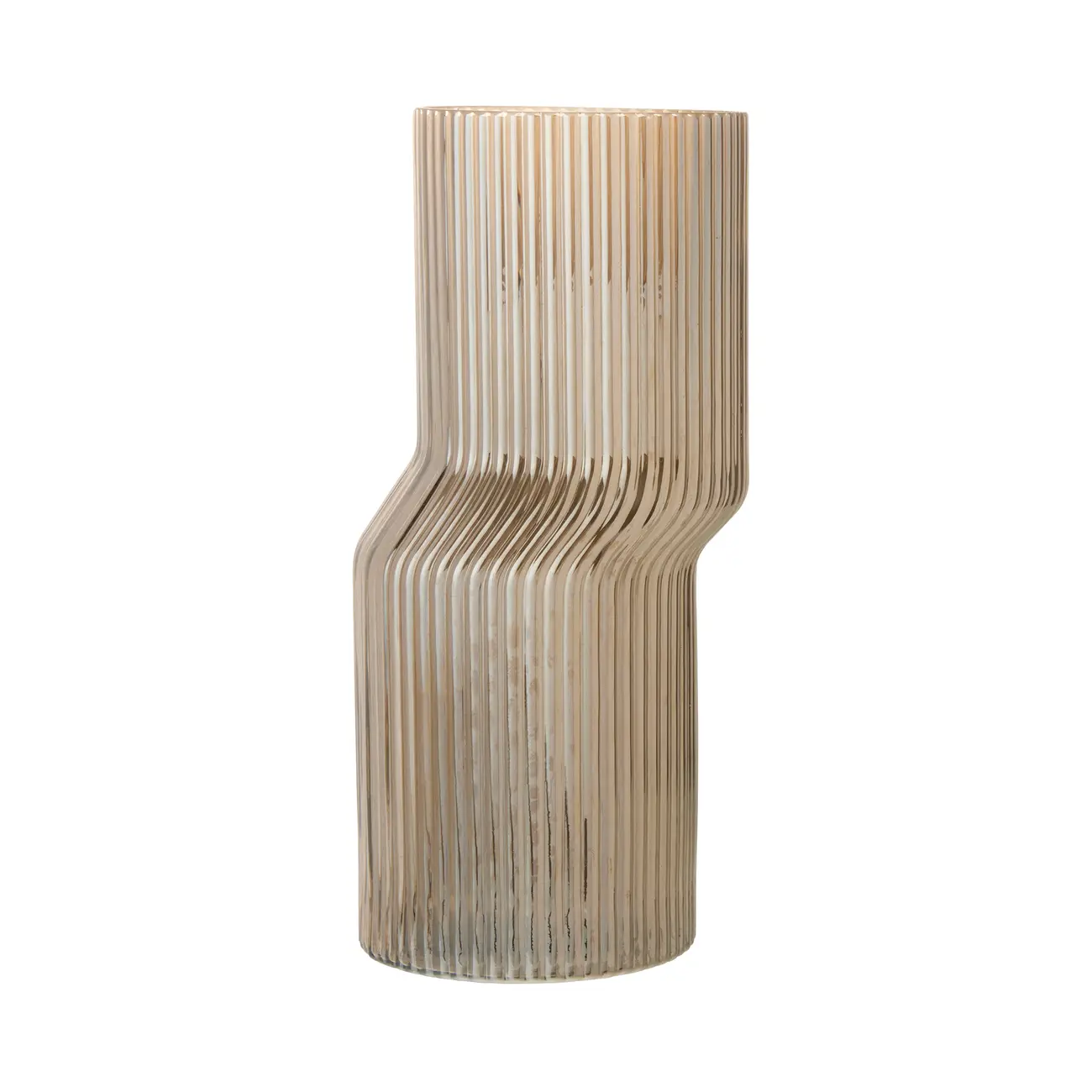 VASO 28 CM ON FOCUS - KONKRET/PRATA - Foto 1