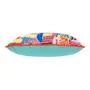 ALMOFAFA 50 CM X 32 CM VIBRA VERÃO MEMPHIS CLARA - VERDE ÁGUA/AÇAY - Foto 2