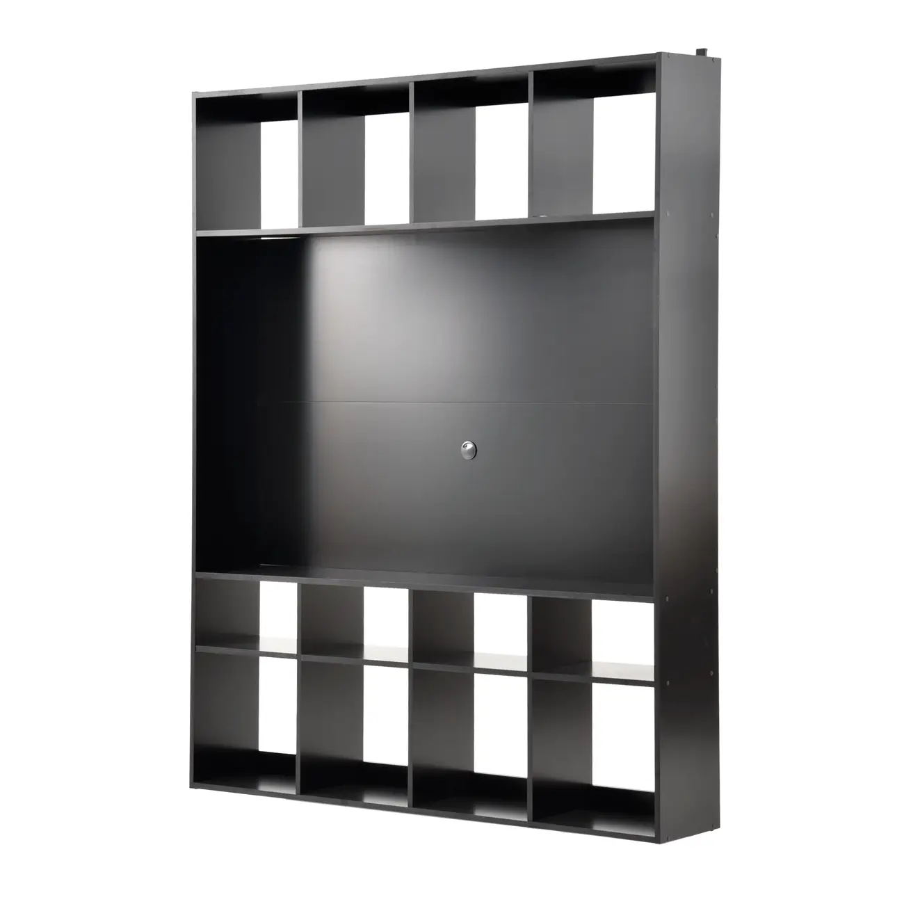 ESTANTE PARA TV DE ATÉ 60 POLEGADAS 2,12 M X 1,70 M CÉLULA - PRETO - Foto 2