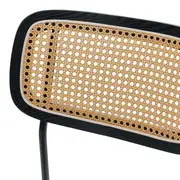CADEIRA DE JANTAR MCM ORIENT - PRETO/NATURAL - Foto 7