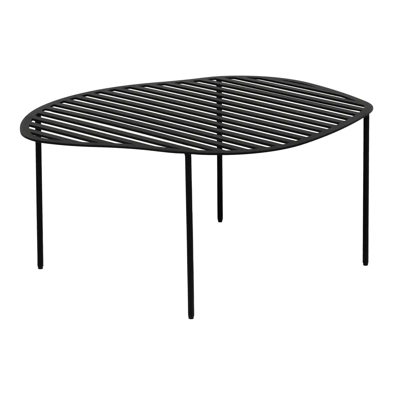 MESA DE CENTRO VAZADA 73 CM X 60 CM PINGO - PRETO - Foto 3