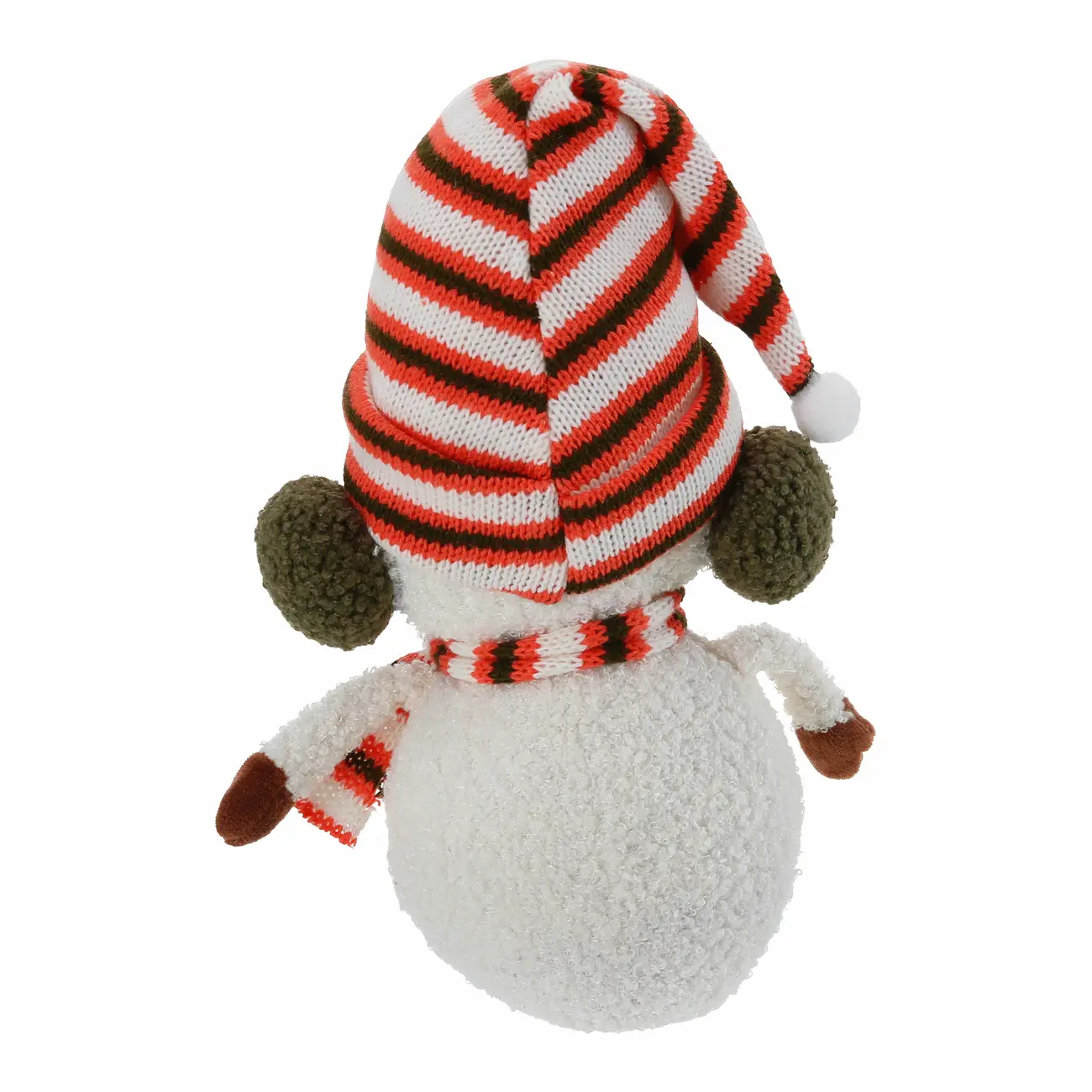ADORNO BONECO DE NEVE 27 CM SANTA ROCKS - BRANCO/VERMELHO - Foto 6