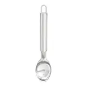 COLHER PARA SORVETE 20 CM ELLIP - INOX - Foto 1