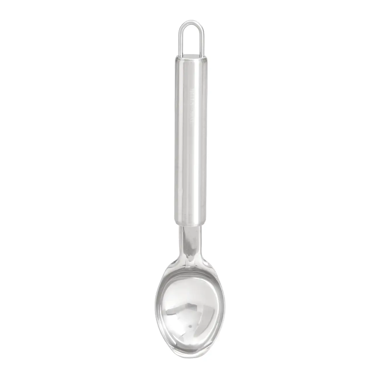 COLHER PARA SORVETE 20 CM ELLIP - INOX - Foto 1