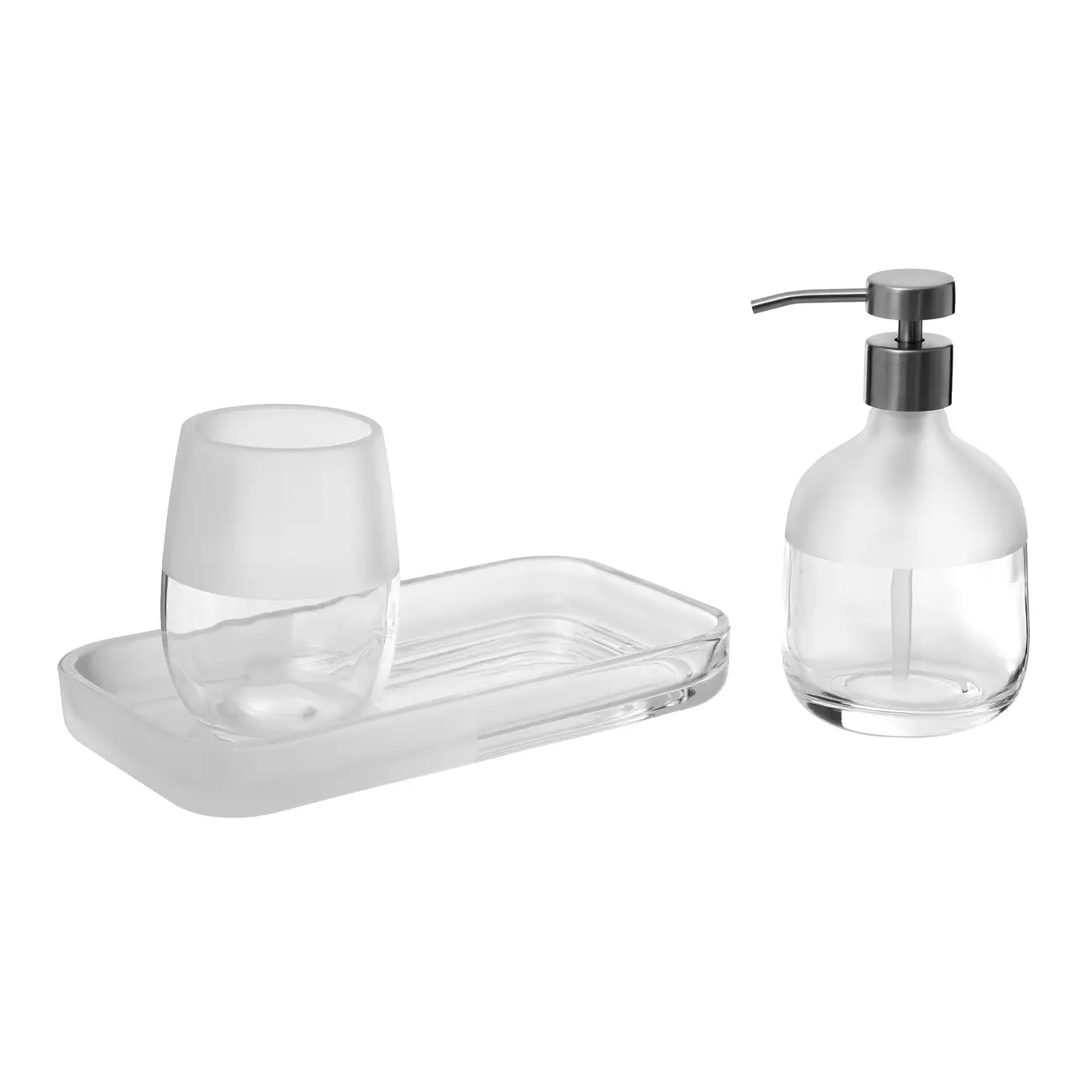 KIT BANCADA C/3 PEÇAS DUALI - INCOLOR/INOX - Foto 2