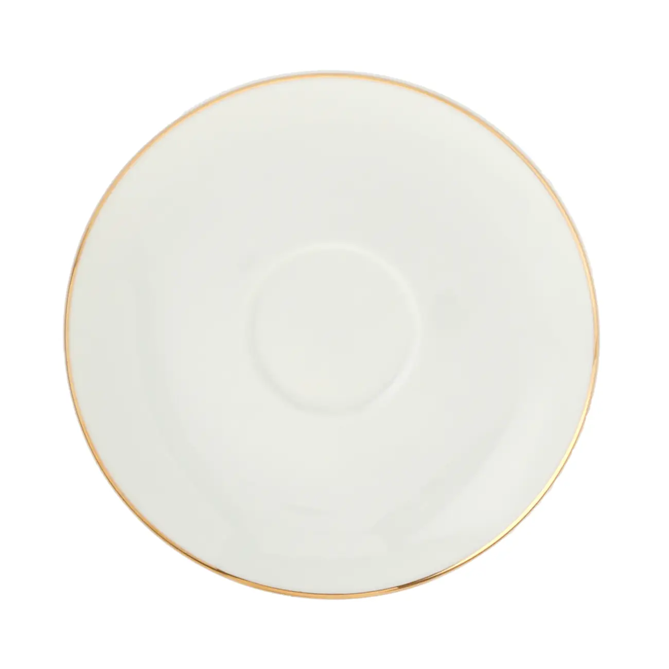 XÍCARA CHÁ 220 ML AURUM - BRANCO/OURO - Foto 5