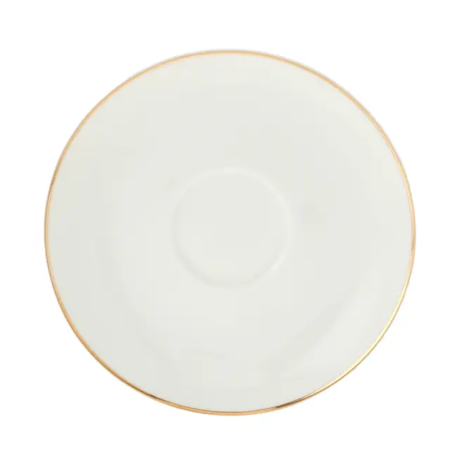 XÍCARA CHÁ 220 ML AURUM - BRANCO/OURO - Foto 5