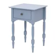 MESA DE CABECEIRA 1 GAVETA CAMPAGNE - BLEU CENDRÉ - Foto 2