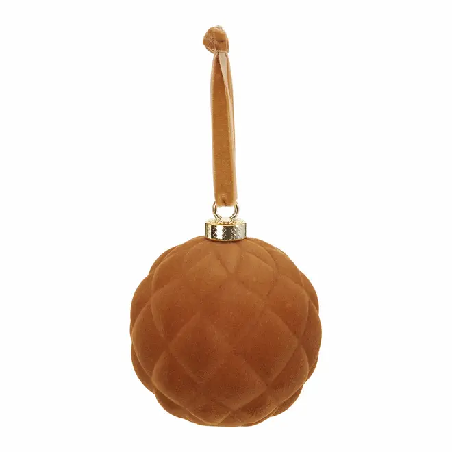 PINGENTE BOLA LOSANGO 8 CM CONJUNTO COM 2 PEÇAS FINE FESTIVITY - DOURADO - Foto 3