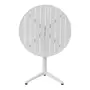 MESA PARA ÁREA EXTERNA DOBRÁVEL REDONDA 70 CM CRUISE - BRANCO - Foto 4